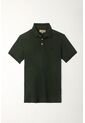 Tennis Polo Verde Cuello Tejido Para Hombre de Tennis