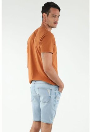 Bermuda Azul Para Hombre