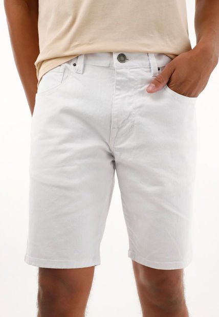 Bermuda Nudy Blanca Para Hombre