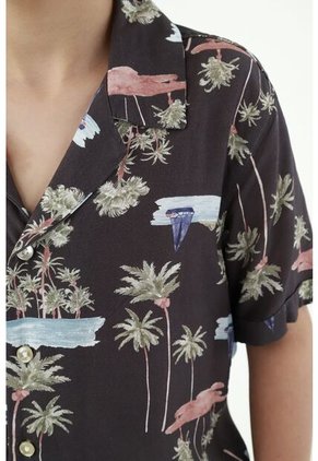 Camisa Azul Manga Corta Para Niño