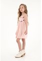 Vestido Rosado Con Mariposas Bordadas Para Niña de Tennis