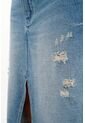 Falda Azul Denim Midi Para Mujer de Tennis