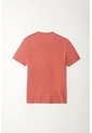 Tennis Camiseta Regular Con Mini ícono De Raquetas En Algodón Coral Para Hombre de Tennis