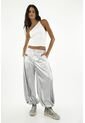 Pantalón Parachute Metalizado Para Mujer de Tennis