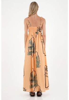 Tennis Vestido Largo Estampado Para Mujer