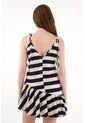 Vestido Corto Con Diseño A Rayas Para Mujer de Tennis