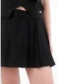 Tennis Falda Corta Con Tablas Negra Para Mujer de Tennis