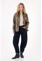 Tennis Jean Slouchy Con Prense Decorativo Azul Para Mujer de Tennis
