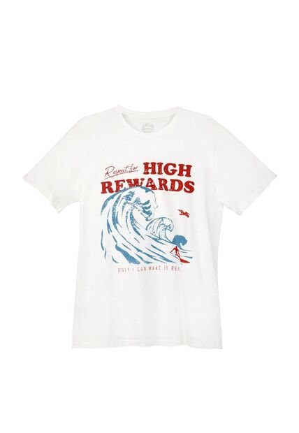 Tennis Camiseta Manga Corta Blanca Para Hombre