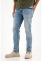 Tennis Jean Skinny Tiro Medio Azul Para Hombre de Tennis