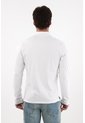 Tennis Polo Manga Larga Blanca Para Hombre de Tennis