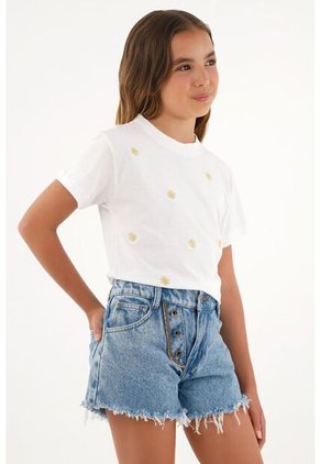 Short Azul Para Niña