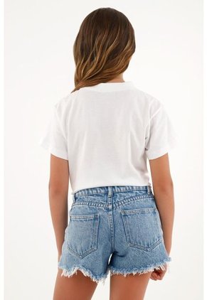 Short Azul Para Niña