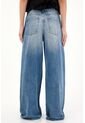 Tennis Jean Wide Leg De Tiro Medio Oscuro Para Mujer de Tennis