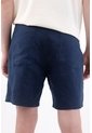 Tennis Bermuda Chino Fit Recto Con Bolsillos Diagonales De Lino Azul Marino Para Hombre de Tennis