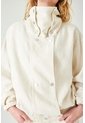 Tennis Chaqueta Relaxed Fit Con Cuello Alto Envolvente En Tejido Plano Crudo Para Mujer de Tennis