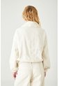 Tennis Chaqueta Relaxed Fit Con Cuello Alto Envolvente En Tejido Plano Crudo Para Mujer de Tennis