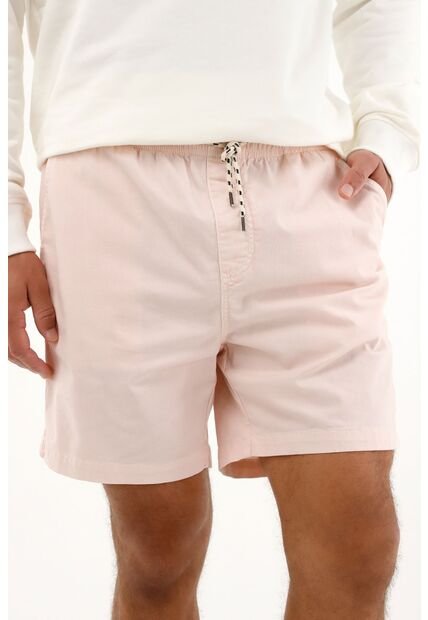 Bermuda Con Bolsillos Funcionales Rosada Para Hombre