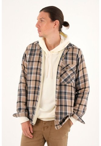 Camisa A Cuadros Con Forro En Ovejero Para Hombre Tennis