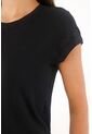 Tennis Camiseta Cuello Redondo Negra Para Mujer de Tennis