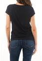 Tennis Camiseta Cuello Redondo Negra Para Mujer de Tennis