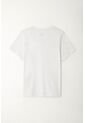 Tennis Camiseta Blanca Cuello En V Para Hombre de Tennis