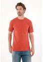 Tennis Camiseta Con Bolsillo De Parche Naranja Para Hombre de Tennis