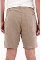Tennis Bermuda En 100% Lino Con Bolsillos Café Para Hombre de Tennis