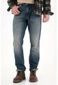 Tennis Jean Classic Con Desgastes Localizados Azul Para Hombre de Tennis