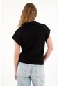 Tennis Camiseta Negra En Jersey Para Mujer de Tennis