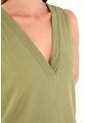 Vestido Verde Corto Silueta Tipo A Para Mujer de Tennis