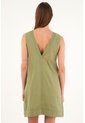 Vestido Verde Corto Silueta Tipo A Para Mujer de Tennis