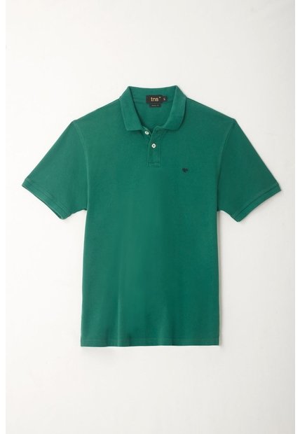 Polo Verde 100% Algodón Para Hombre