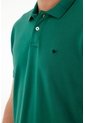 Polo Verde 100% Algodón Para Hombre de Tennis