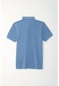 Tennis Polo Azul Con Raqueta Multicolor Con Diseño Versátil Para Hombre de Tennis