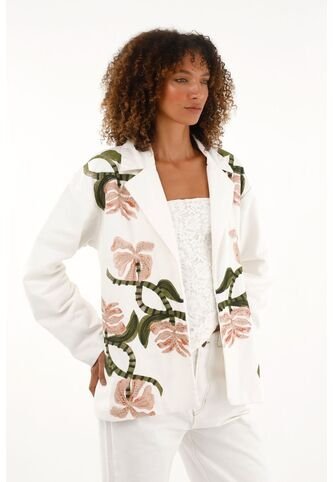 Tennis Chaqueta Larga Estampada Para Mujer Tennis