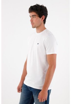 Tennis Camiseta Con Mini Raqueta Blanca Para Hombre