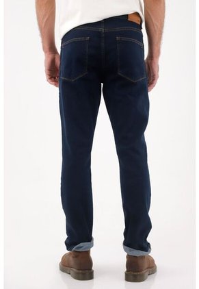 Tennis Jean Nudy Cinco Bolsillos Azul Para Hombre