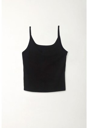 Tennis Camiseta Tipo Esqueleto En Tejido Liviano Negra Para Mujer