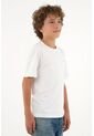 Camiseta Blanca Manga Corta Para Niño de Tennis