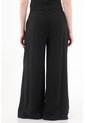 Tennis Pantalón Wide Leg Con Tablas Negro Para Mujer de Tennis