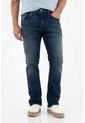 Tennis Jean Recto Tiro Medio Azul Para Hombre de Tennis