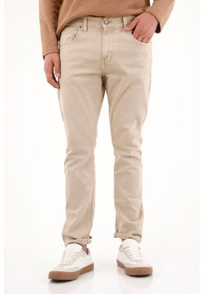 Tennis Pantalón Recto Crudo Para Hombre