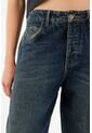 Tennis Jean Horseshoe De Tiro Bajo Azul Oscuro De Ajuste Cómodo Para Mujer de Tennis