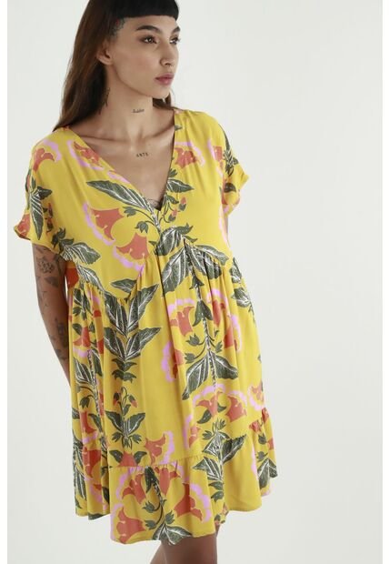 Vestido Estampado Floral Para Mujer