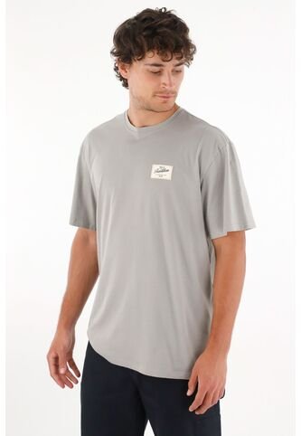 Tennis Camiseta Jersey Con Mini Aplique Gris Para Hombre Tennis