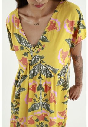 Vestido Estampado Floral Para Mujer