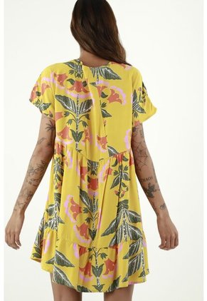 Vestido Estampado Floral Para Mujer