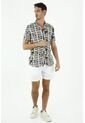 Camisa Manga Corta Para Hombre Estampada de Tennis
