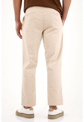 Tennis Pantalón En Dril Clásico Crudo Para Hombre